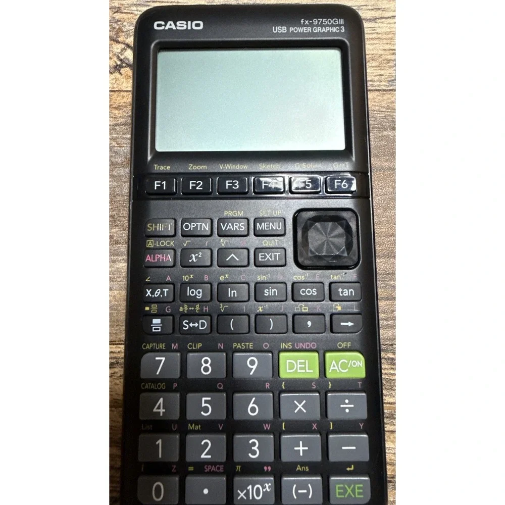 Casio FX-9750GIII Graphing Calculator - Black - Works